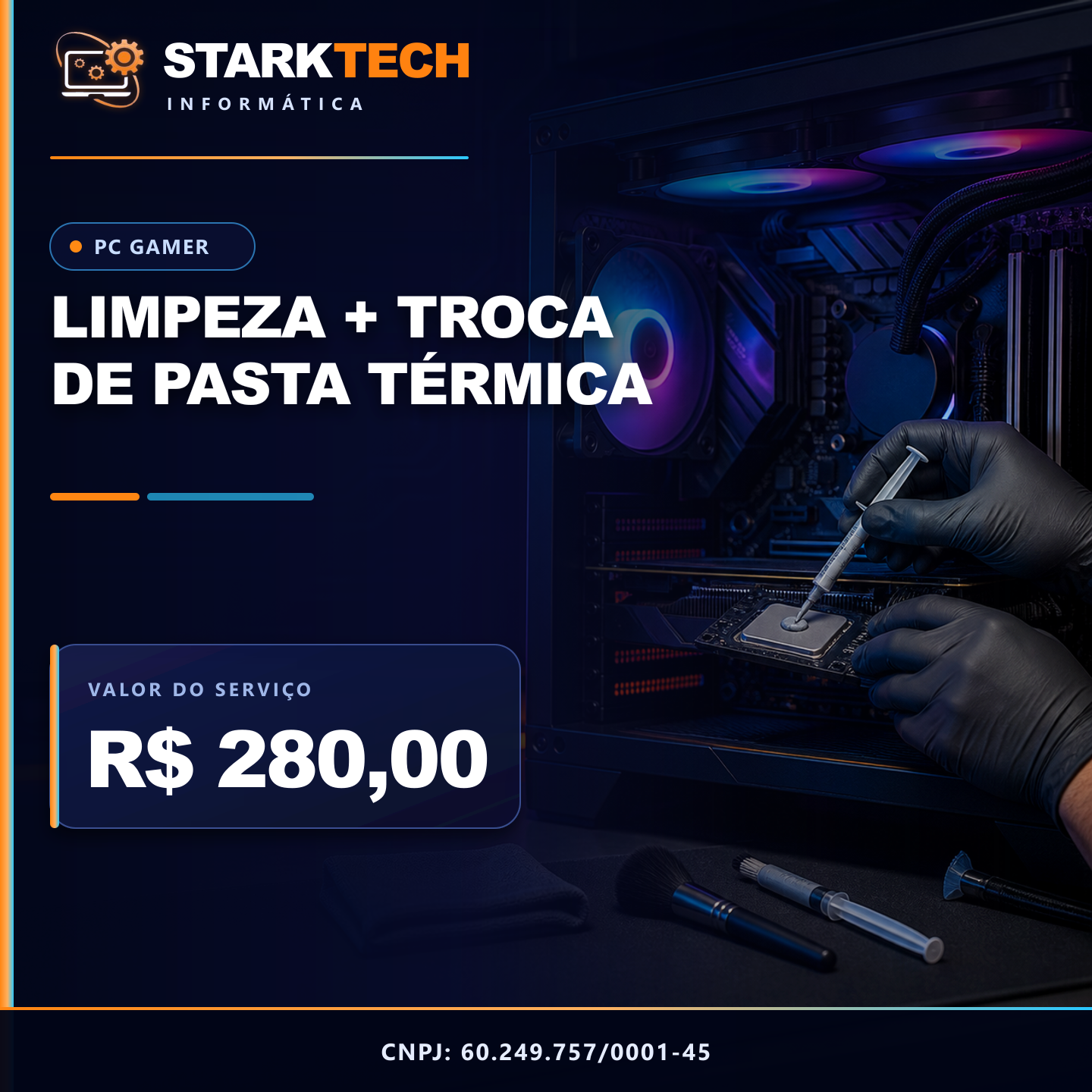 Limpeza e troca de pasta térmica em PC gamer
